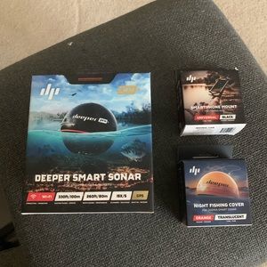Deeper Smart Sonar & Night Fishing Cover & Smartphone Mount